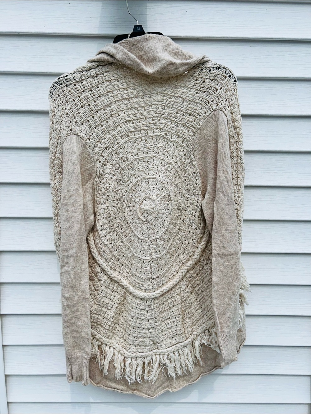 Knitted and Knotted by Anthropologie Small Beige Sweater NWOT